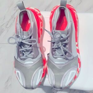 Stella McCartney Gray and Pink Athletic Sneakers